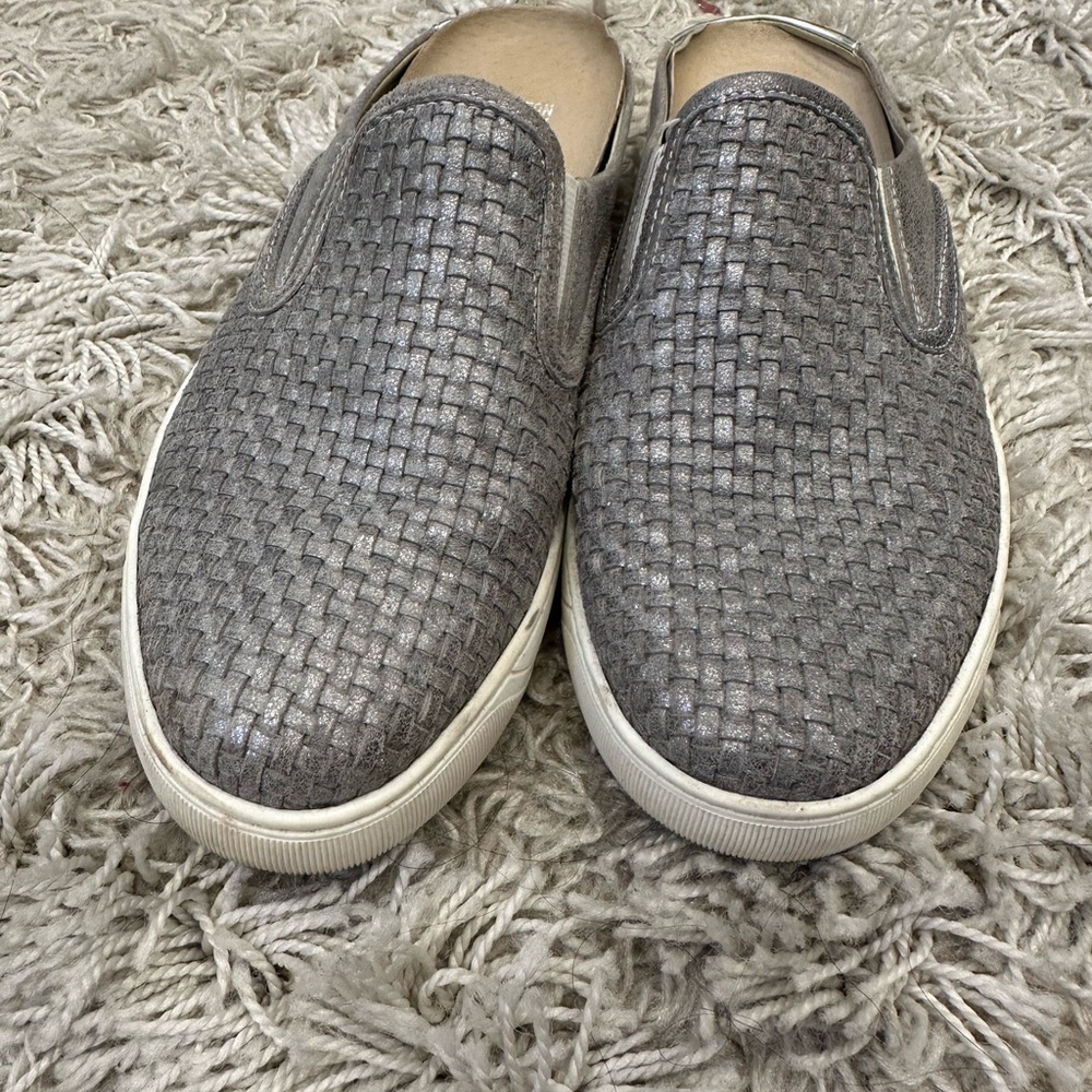 Johnston & Murphy Women's Woven Slip-On Loafers - Gray